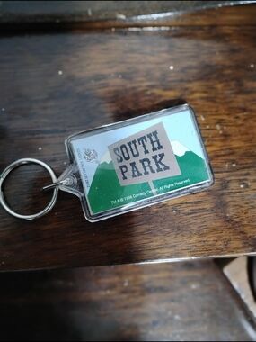 South Park Keychain - Green, White, Black